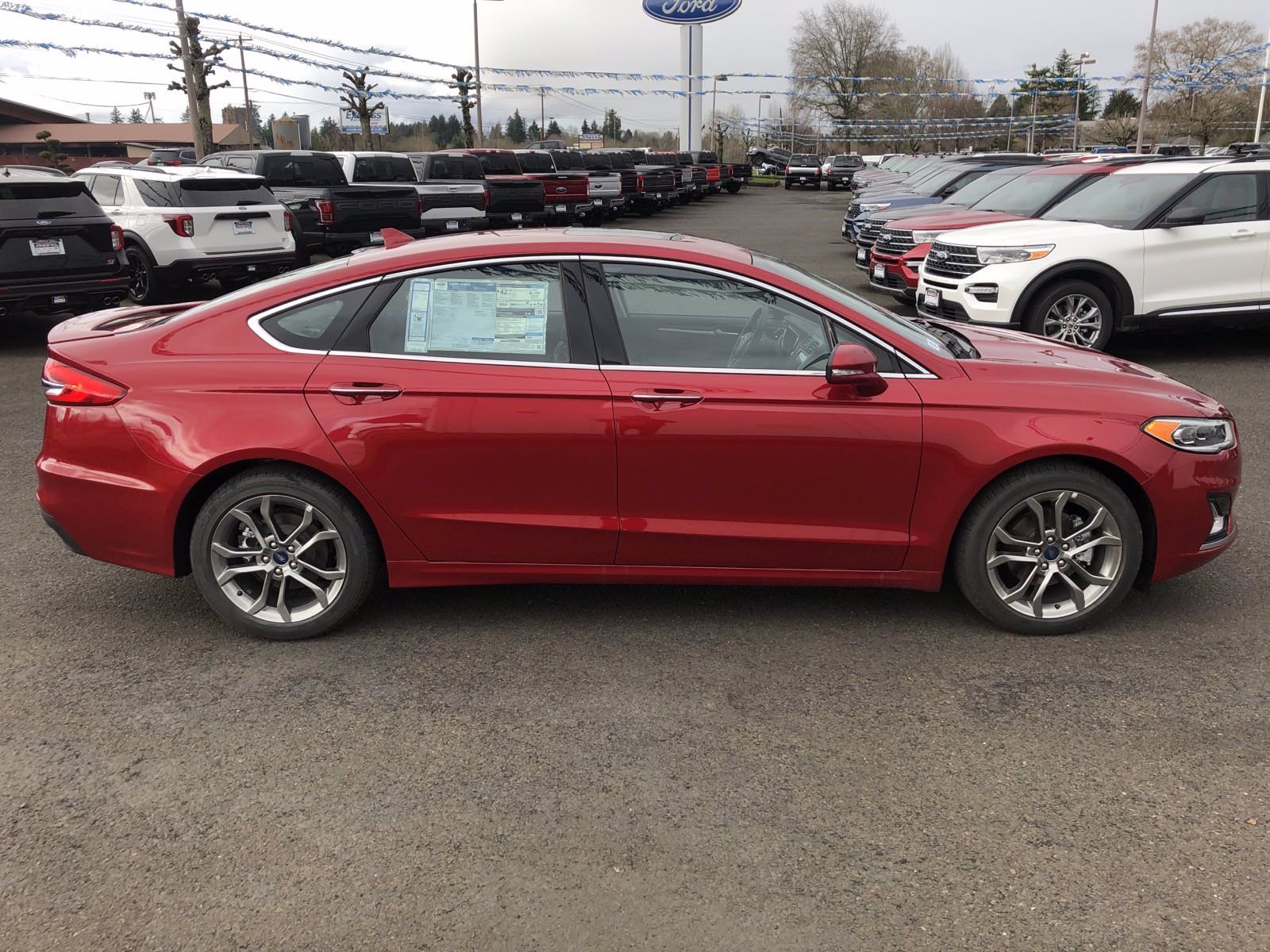 New 2020 Ford Fusion Hybrid TITANIUM FWD 4dr Car in Hillsboro #200324